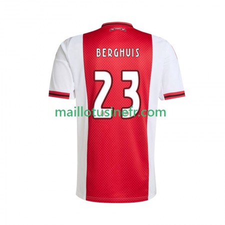 Maillot de Foot Ajax Amsterdam Steven Berghuis 23 Domicile 2025-26 Maillot de Foot Ajax Amsterdam Steven Berghuis 23 Domicile 2025-26